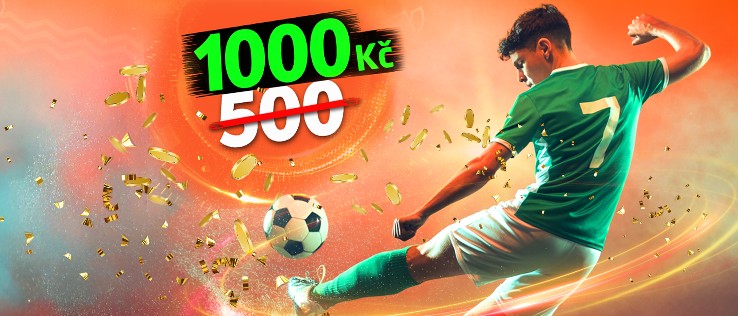 SÁZKA BEZ RIZIKA až 1000 Kč pro nové hráče! Navýšeno ke startu ligy